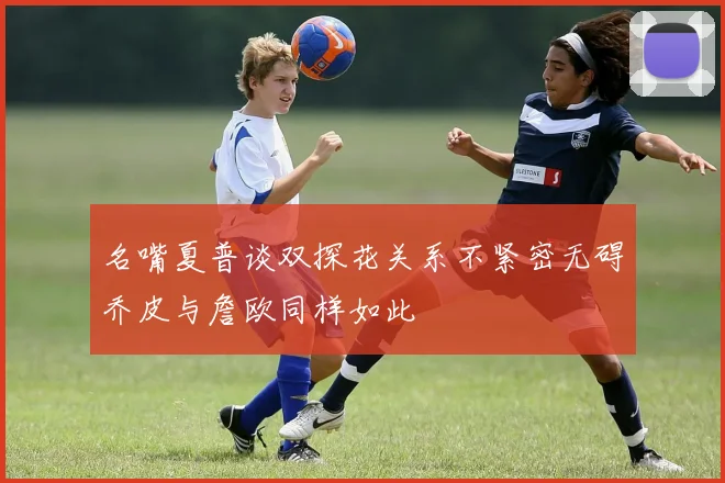 名嘴夏普谈双探花关系不紧密无碍乔皮与詹欧同样如此